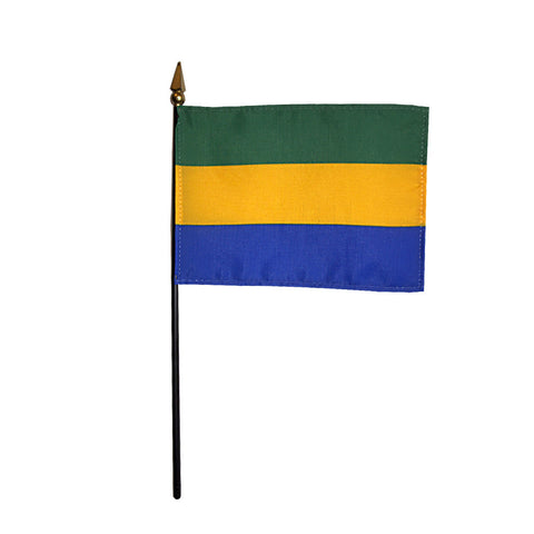 Miniature Gabon Flag - ColorFastFlags | All the flags you'll ever need! 
