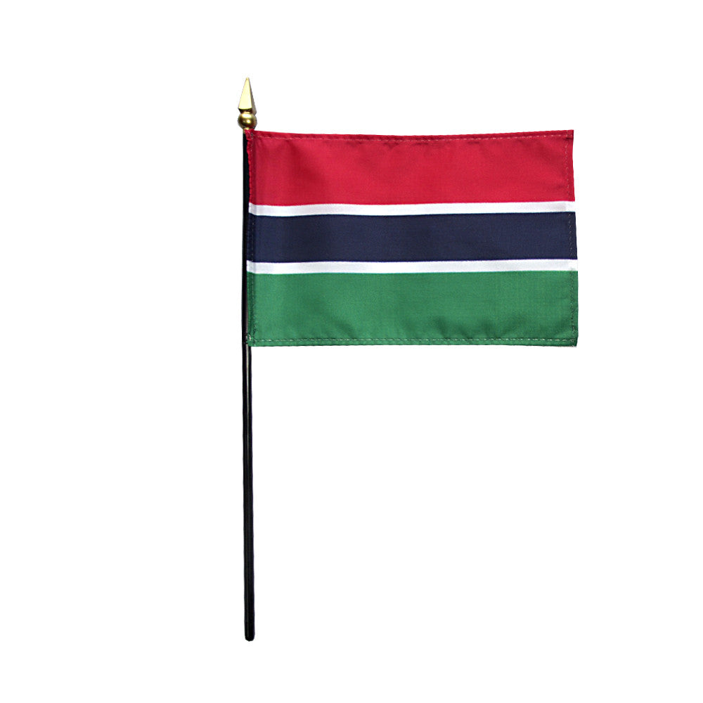 Miniature Gambia Flag - ColorFastFlags | All the flags you'll ever need! 
