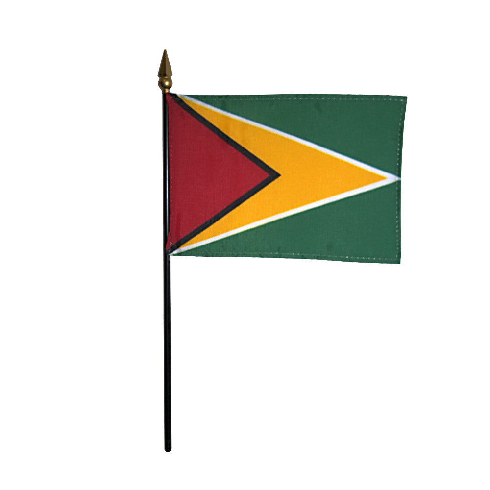 Miniature Guyana Flag - ColorFastFlags | All the flags you'll ever need! 
