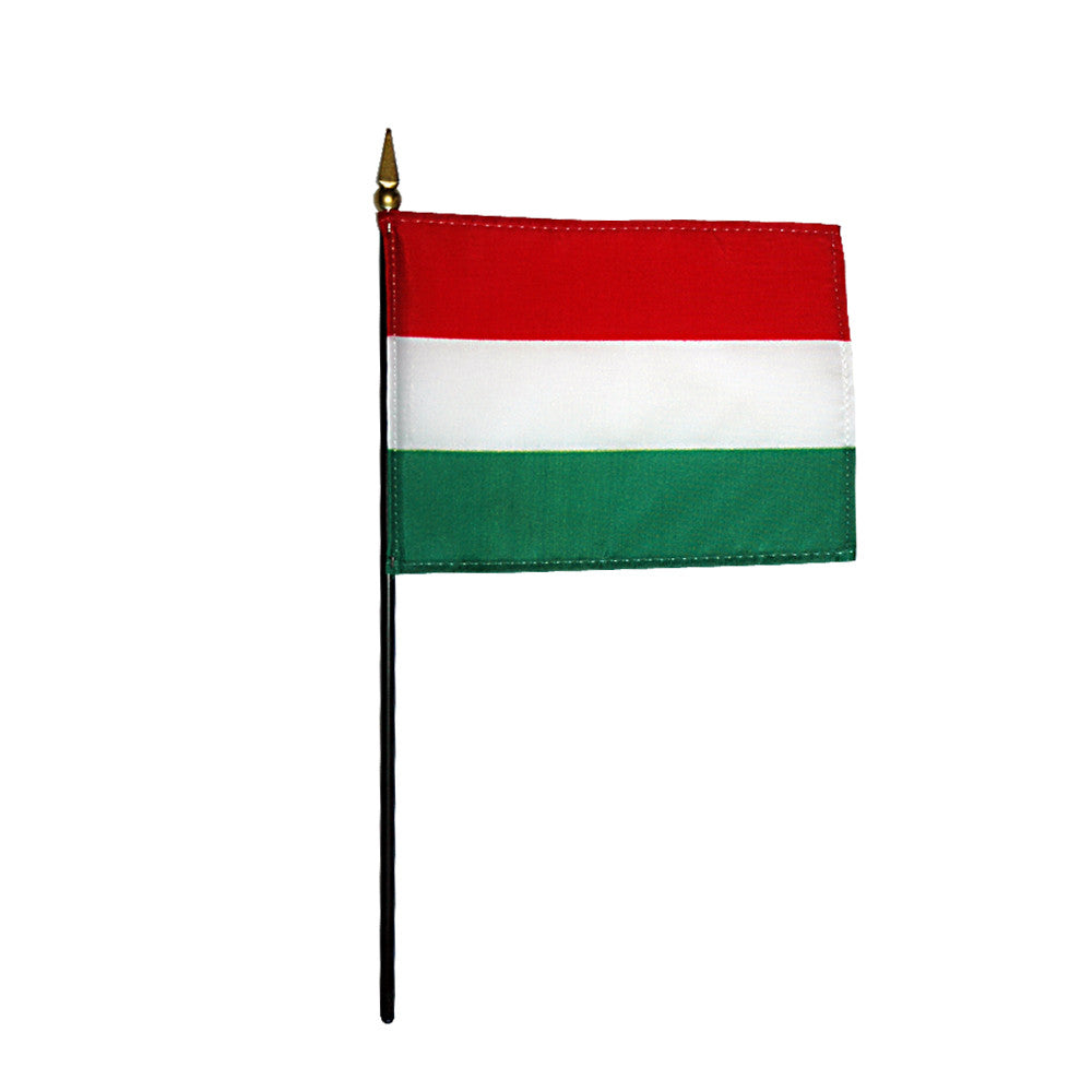 Miniature Hungary Flag - ColorFastFlags | All the flags you'll ever need! 
