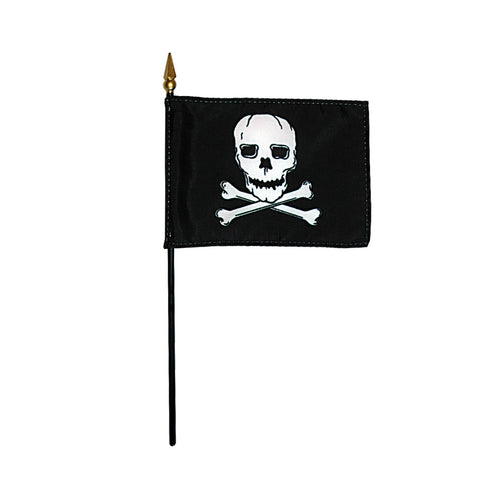 Miniature Jolly Roger/Pirate Flag - ColorFastFlags | All the flags you'll ever need! 
