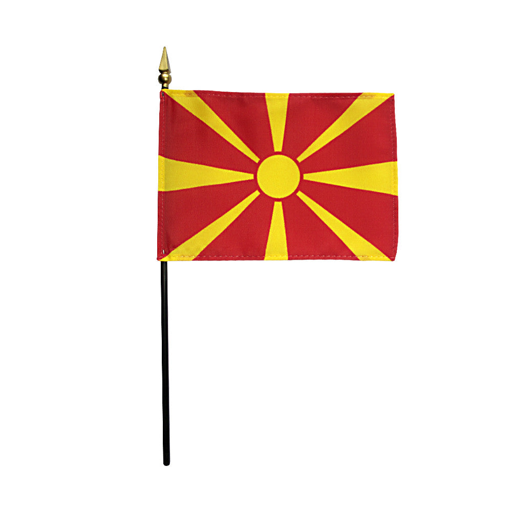 Miniature Macedonia Flag - ColorFastFlags | All the flags you'll ever need! 
