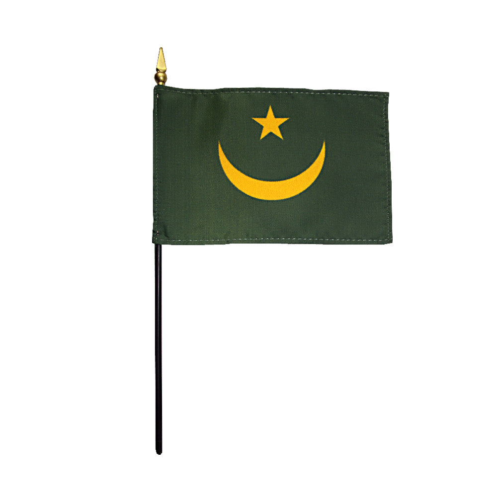 Miniature Mauritania Flag - ColorFastFlags | All the flags you'll ever need! 
