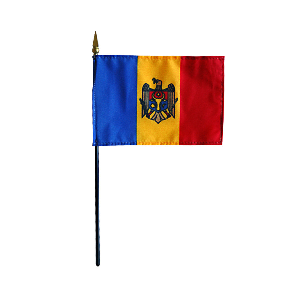 Miniature Moldova Flag - ColorFastFlags | All the flags you'll ever need! 
