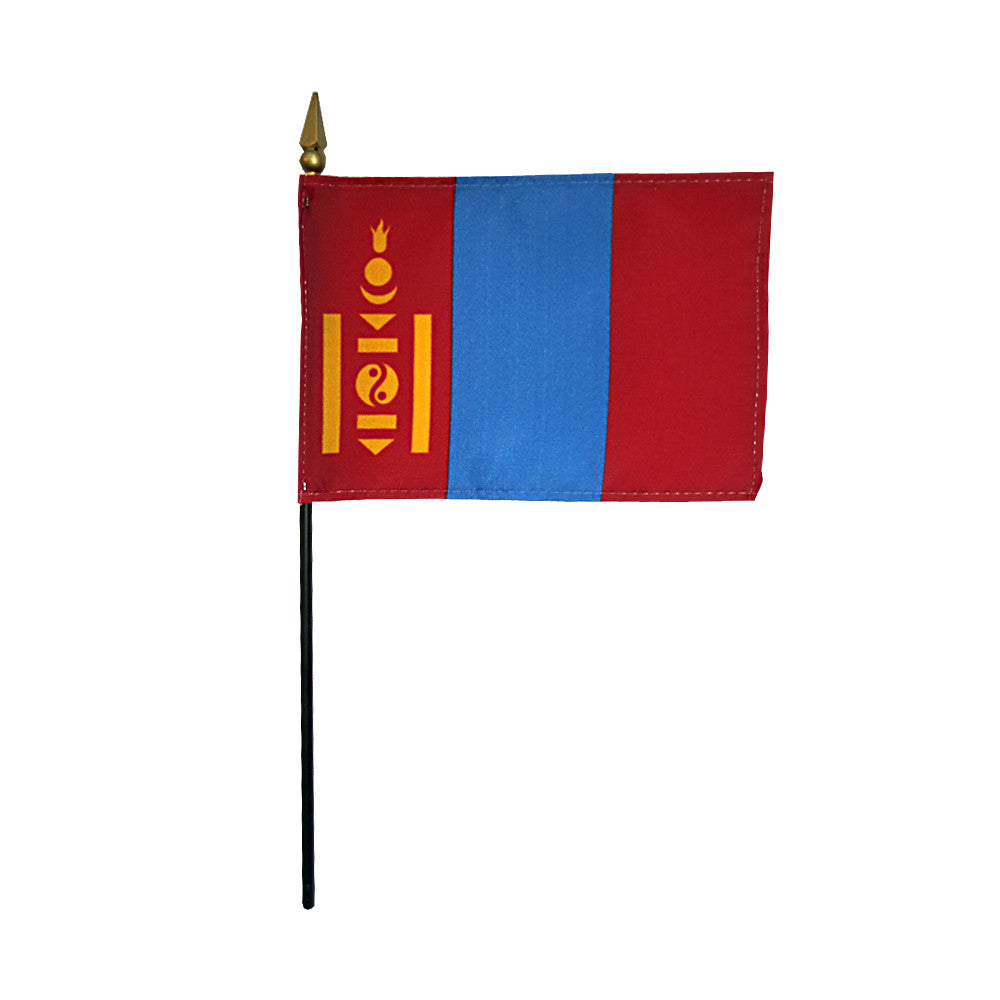 Miniature Mongolia Flag - ColorFastFlags | All the flags you'll ever need! 

