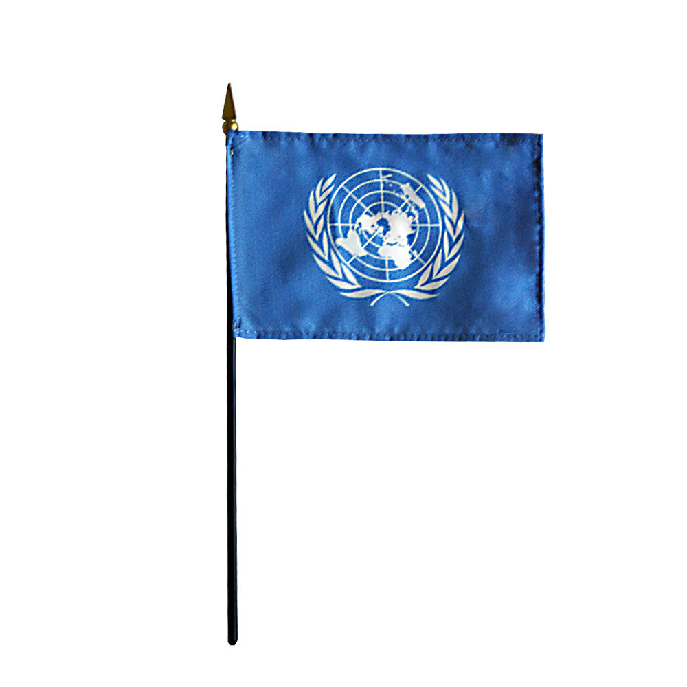Miniature United Nations Flag - ColorFastFlags | All the flags you'll ever need! 
