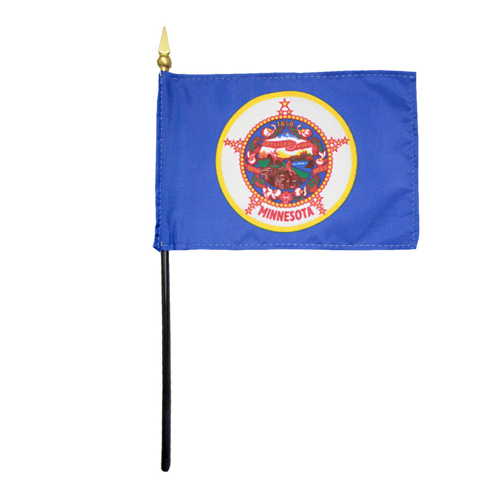 Miniature Flag - Minnesota - ColorFastFlags | All the flags you'll ever need! 
