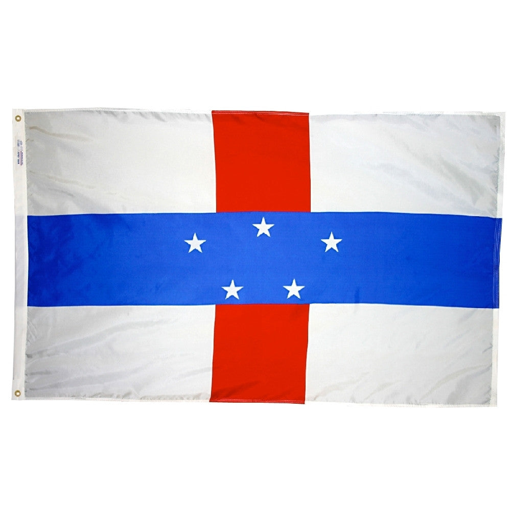 Netherlands Antilles Courtesy Flag 12" x 18" - ColorFastFlags | All the flags you'll ever need! 
