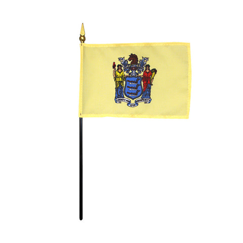 Miniature Flag - New Jersey - ColorFastFlags | All the flags you'll ever need! 
