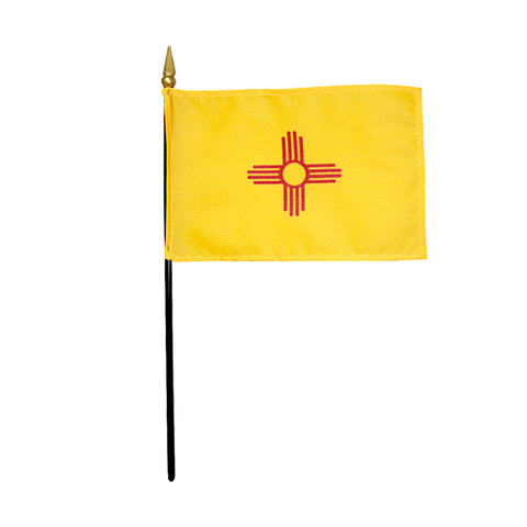 Miniature Flag - New Mexico - ColorFastFlags | All the flags you'll ever need! 
