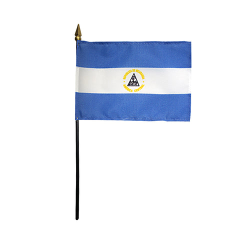 Miniature Nicaragua Flag - ColorFastFlags | All the flags you'll ever need! 
