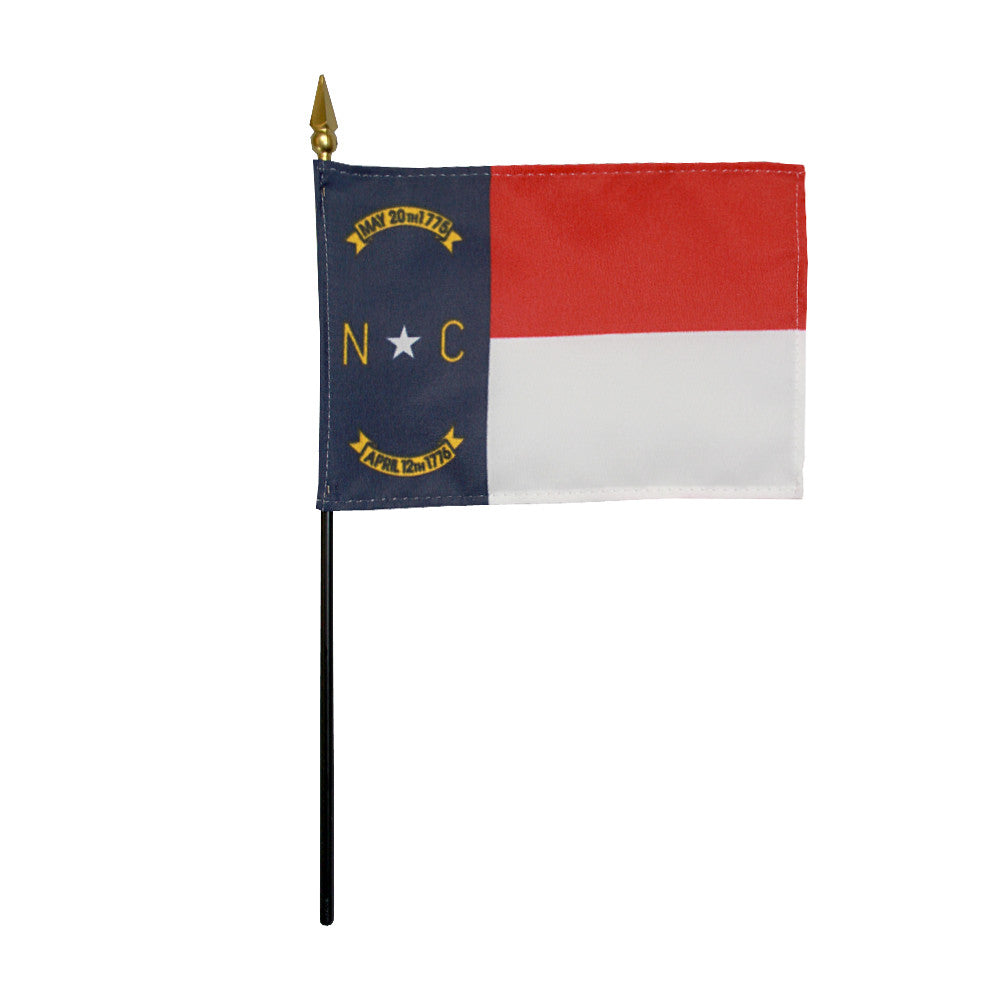 Miniature Flag - North Carolina - ColorFastFlags | All the flags you'll ever need! 
