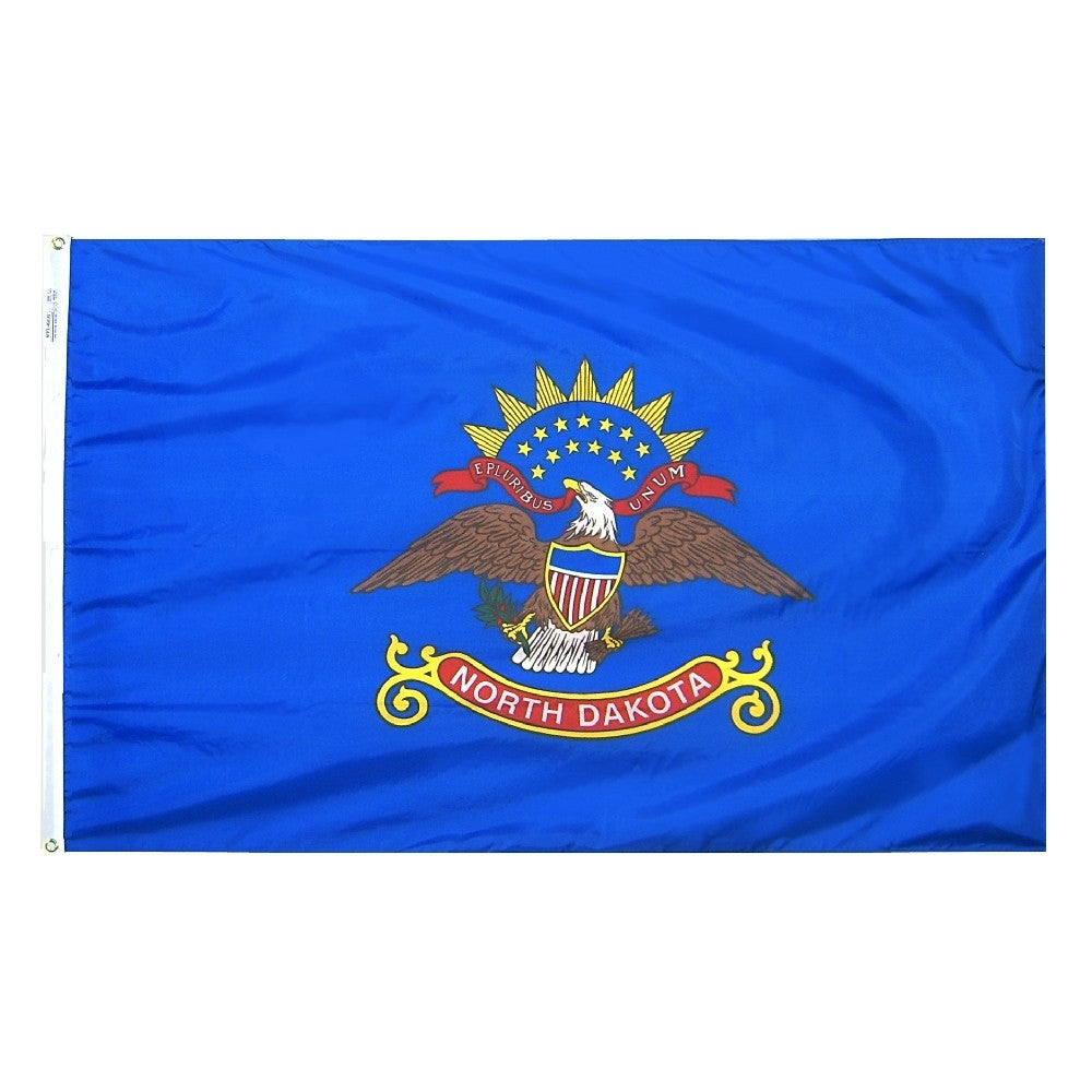 North Dakota Courtesy Flag 12" x 18" - ColorFastFlags | All the flags you'll ever need! 
