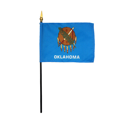 Miniature Flag - Oklahoma - ColorFastFlags | All the flags you'll ever need! 
