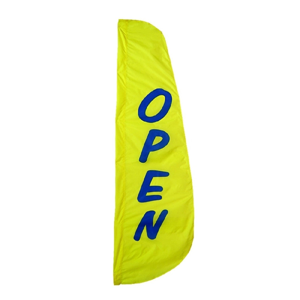 Open Feather Flag 2' x 8' - ColorFastFlags | All the flags you'll ever need! 
