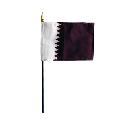 Miniature Qatar Flag - ColorFastFlags | All the flags you'll ever need! 
