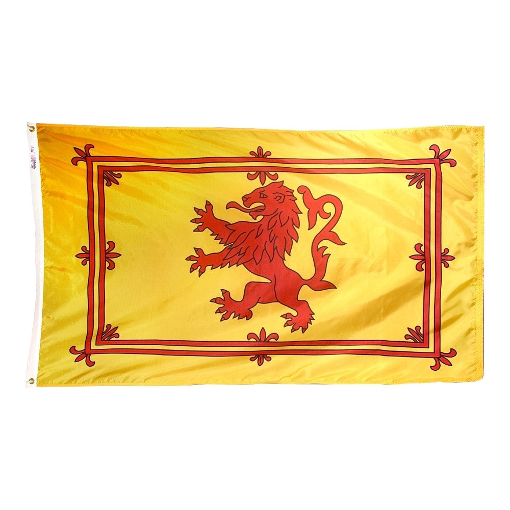 Scot Rampant Lion Courtesy Flag 12" x 18" - ColorFastFlags | All the flags you'll ever need! 
