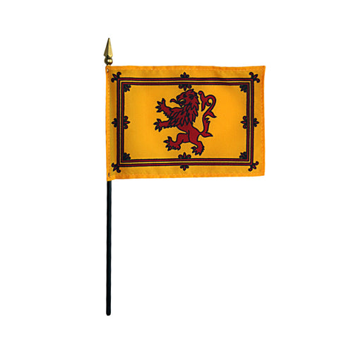 Miniature Scottish Rampant Lion - ColorFastFlags | All the flags you'll ever need! 
