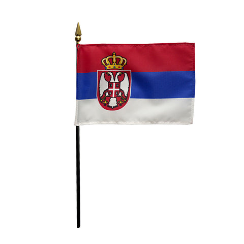 Miniature Serbia Flag - ColorFastFlags | All the flags you'll ever need! 
