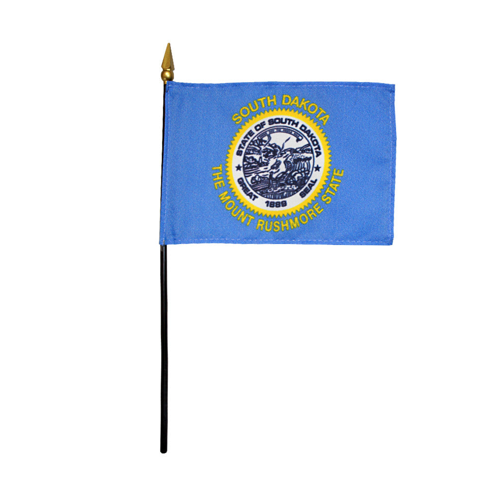 Miniature Flag - South Dakota - ColorFastFlags | All the flags you'll ever need! 
