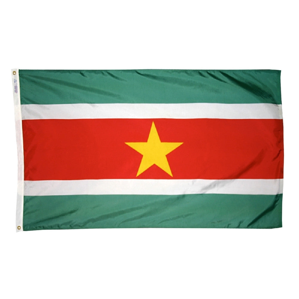 Suriname Flag - ColorFastFlags | All the flags you'll ever need! 
