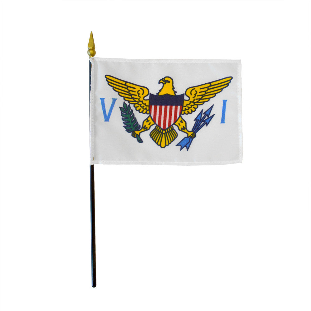 Miniature Flag - U.S. Virgin Islands - ColorFastFlags | All the flags you'll ever need! 
