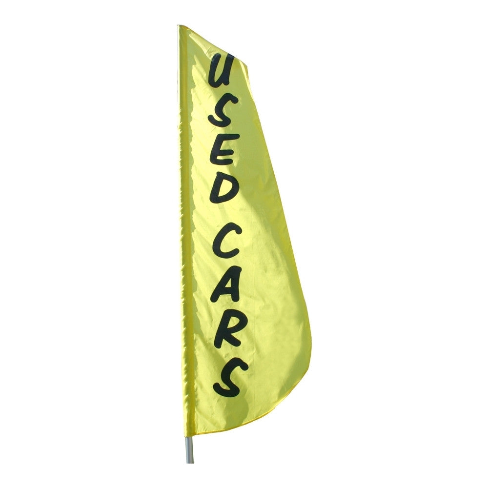 Used Cars Feather Flag 2' x 8' - ColorFastFlags | All the flags you'll ever need! 
