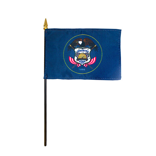Miniature State Flag of Utah For Sale! $5 Shipping!