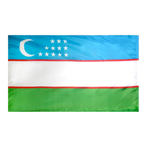 Uzbekistan Flag - ColorFastFlags | All the flags you'll ever need! 
