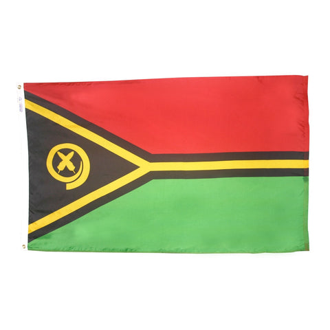 Vanuatu Flag - ColorFastFlags | All the flags you'll ever need! 
