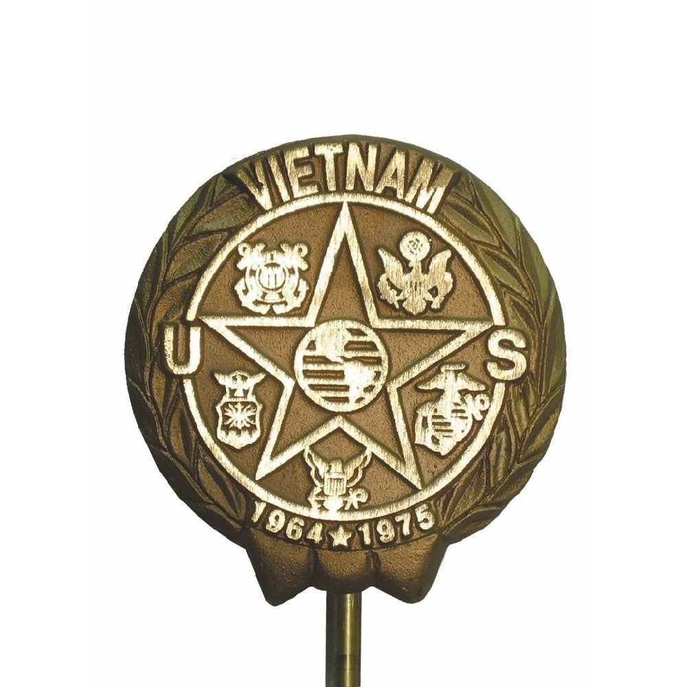 Bronze Grave Marker - Vietnam War - ColorFastFlags | All the flags you'll ever need! 

