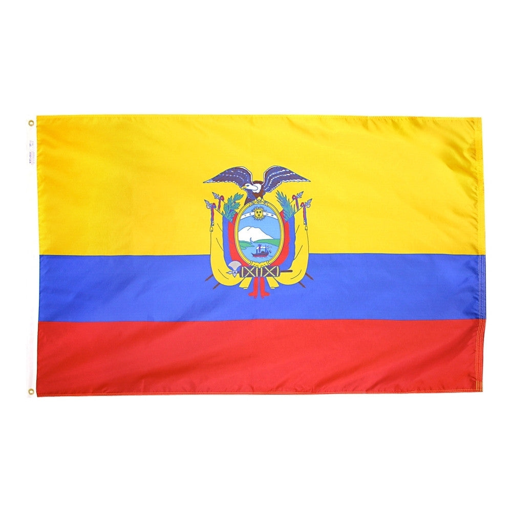 Ecuador Government Flag - ColorFastFlags | All the flags you'll ever need! 
