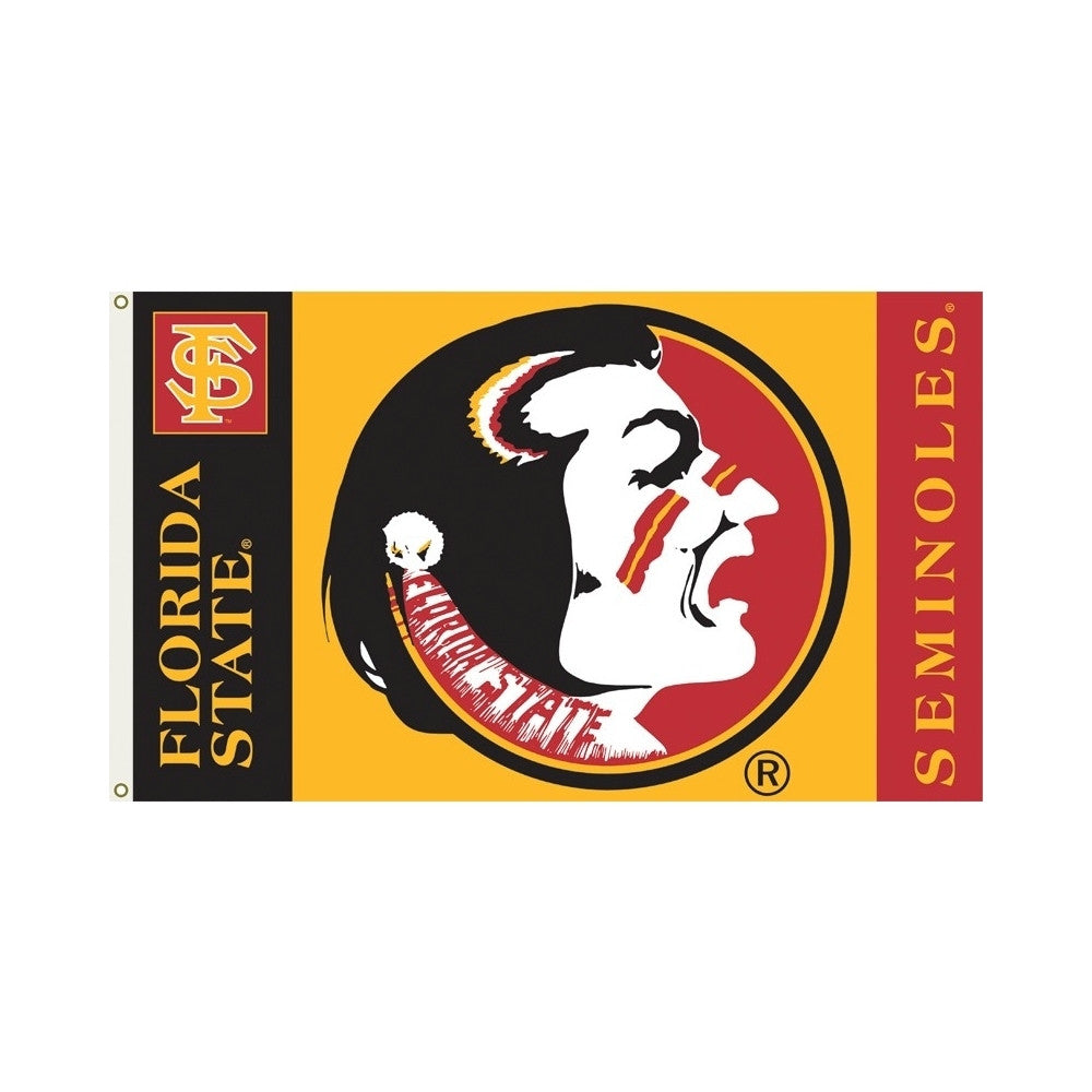 Officially Licensed Florida State Seminoles 3' x 5' Flags - ColorFastFlags | All the flags you'll ever need! 
