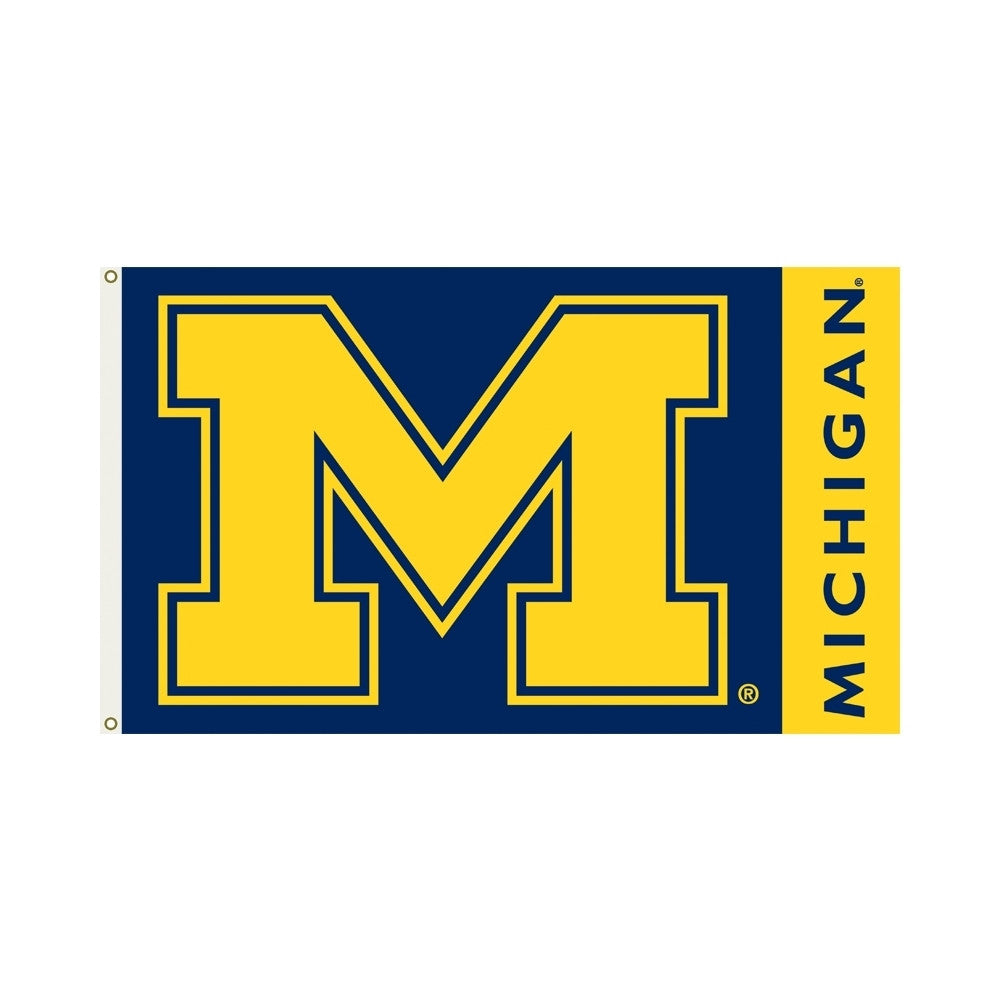 Officially Licensed University Of Michigan 3' x 5' Flags - ColorFastFlags | All the flags you'll ever need! 
