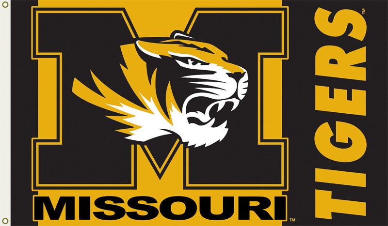Officially Licensed Missouri Tigers 3' x 5' Flags - ColorFastFlags | All the flags you'll ever need! 
