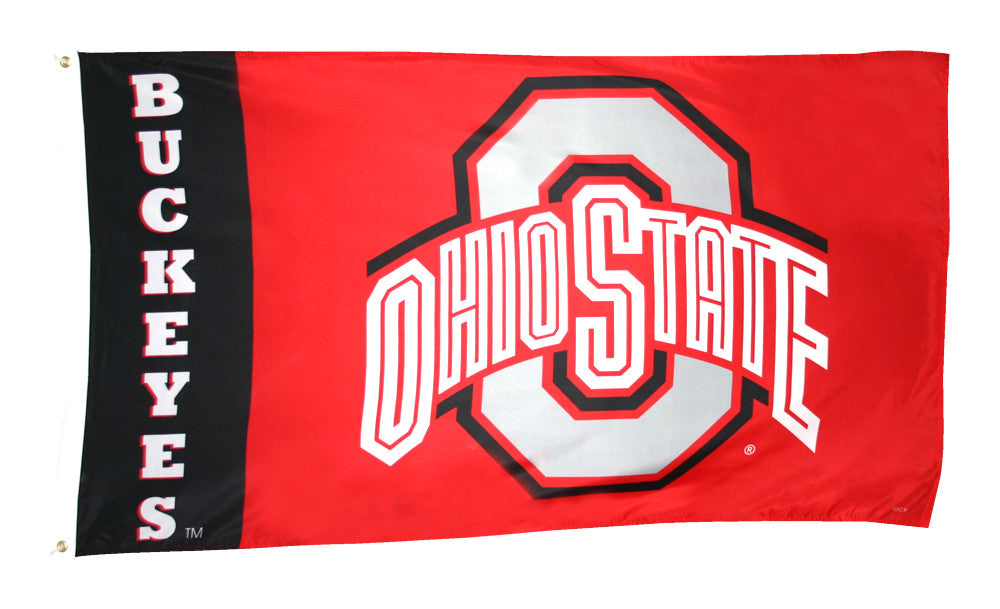 Officially Licensed Ohio State Flag 3' x 5' Flags - ColorFastFlags | All the flags you'll ever need! 
