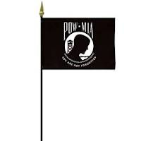 Quality Miniature POW-MIA Flags For Sale! No Minimum!