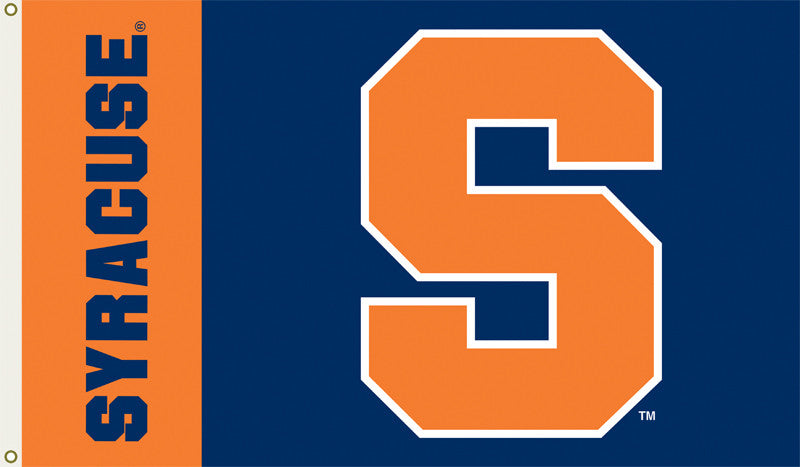 Officially Licensed Syracuse Orange 3' x 5' Flags - ColorFastFlags | All the flags you'll ever need! 
