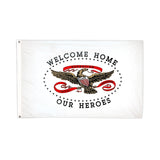 Welcome Home Our Heroes Flag - ColorFastFlags | All the flags you'll ever need! 
 - 2